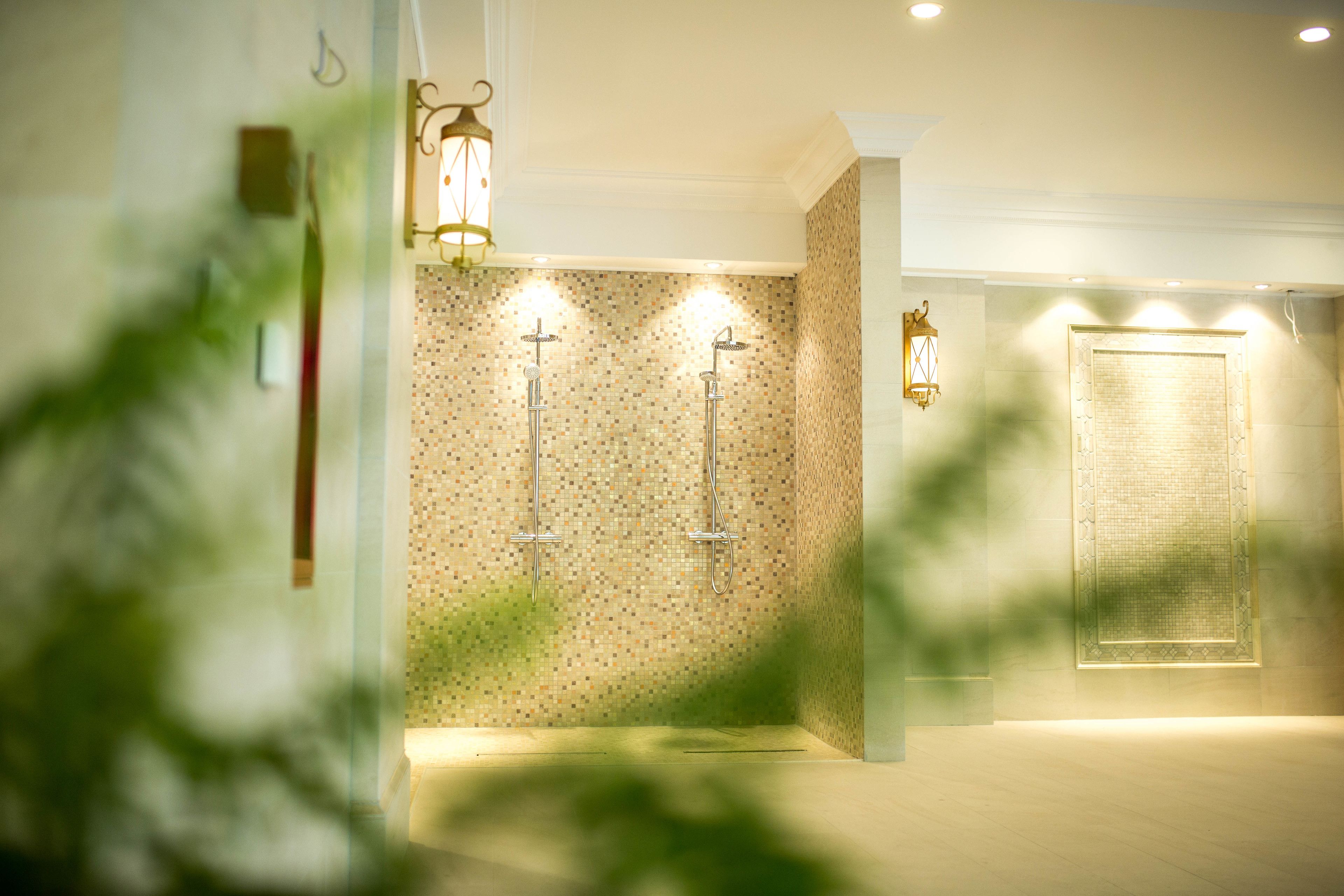 Hot tub, steam room, massages