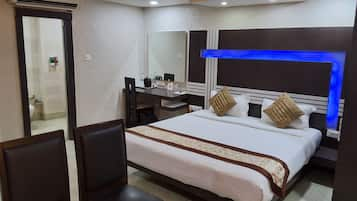 Premium Double Room | Cadar kapas Mesir, peralatan tempat tidur premium, gebar bulu kapas 