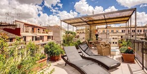 Terrace/patio - Trastevere Attic with private terrace (Rome)