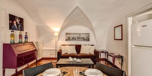 Apartment, 1 Bedroom | Living area | Smart TV - Corso Vittorio Studio (Rome)