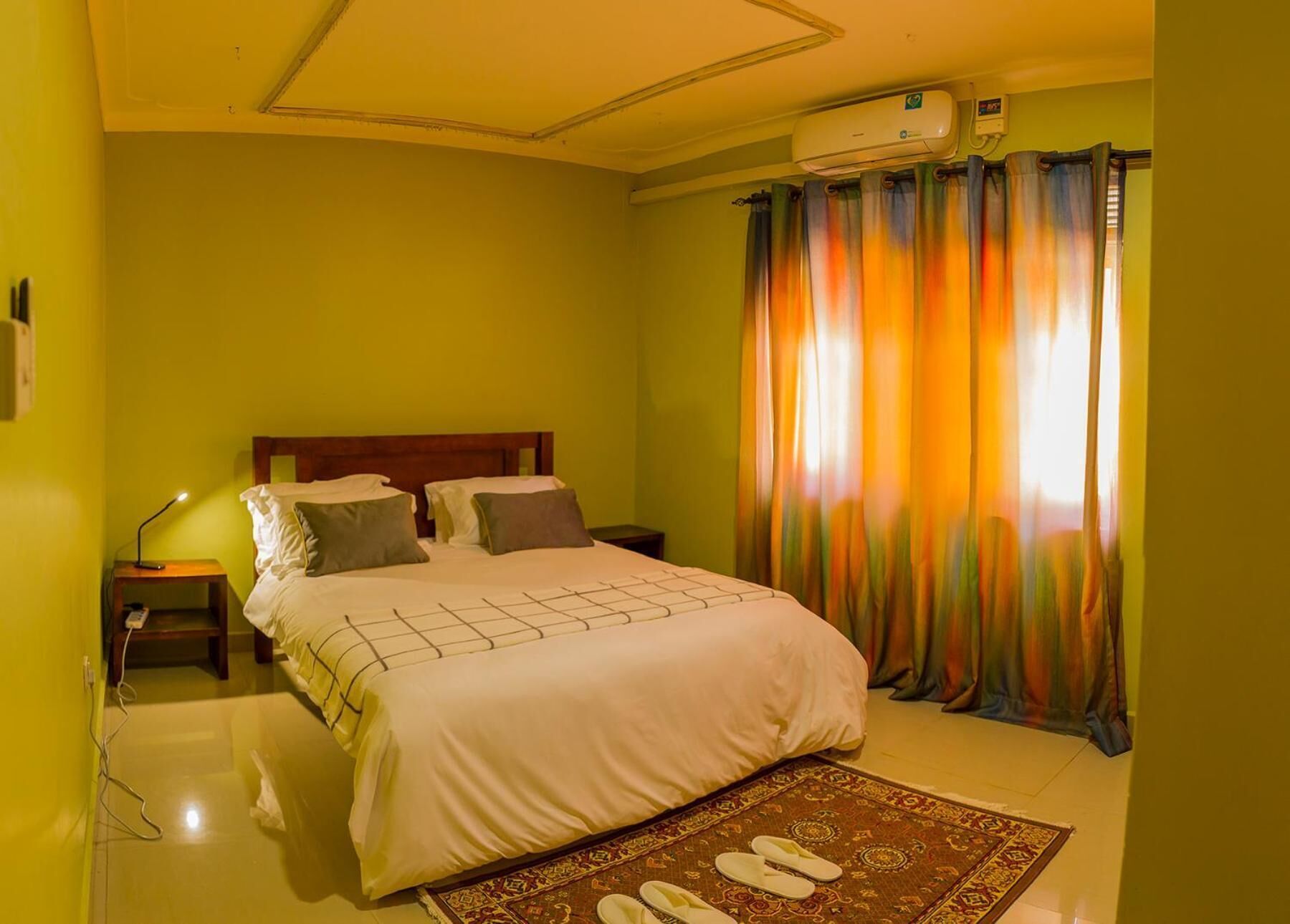 1 habitación y ropa de cama de alta calidad 