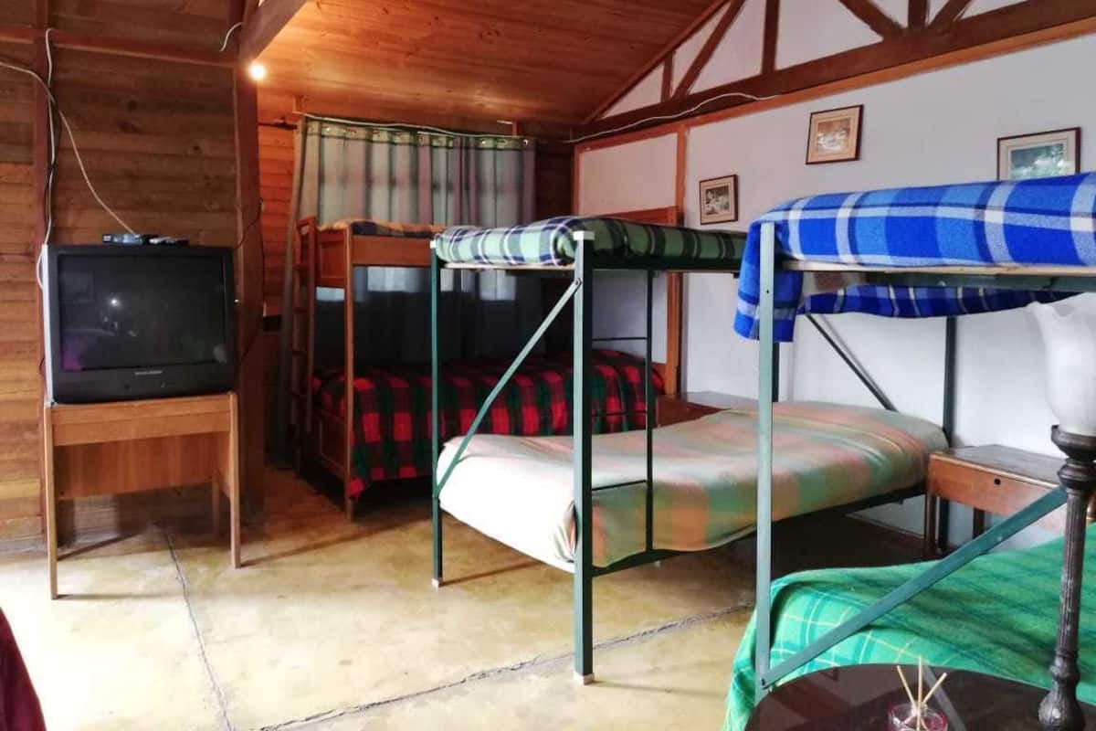 Cabin dành cho gia đình, phòng tắm riêng | Màn/rèm cản sáng, truy cập Internet không dây miễn phí, bộ trải giường