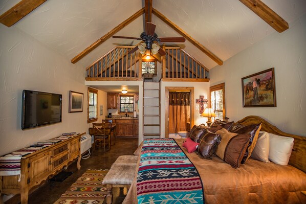 Comfort Cabin (1) | Individually decorated, individually furnished, iron/ironing board - NRS Guest Ranch (Decatur)