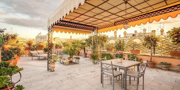 Panoramic Apartment, 1 Bedroom, Terrace | Terrace/patio