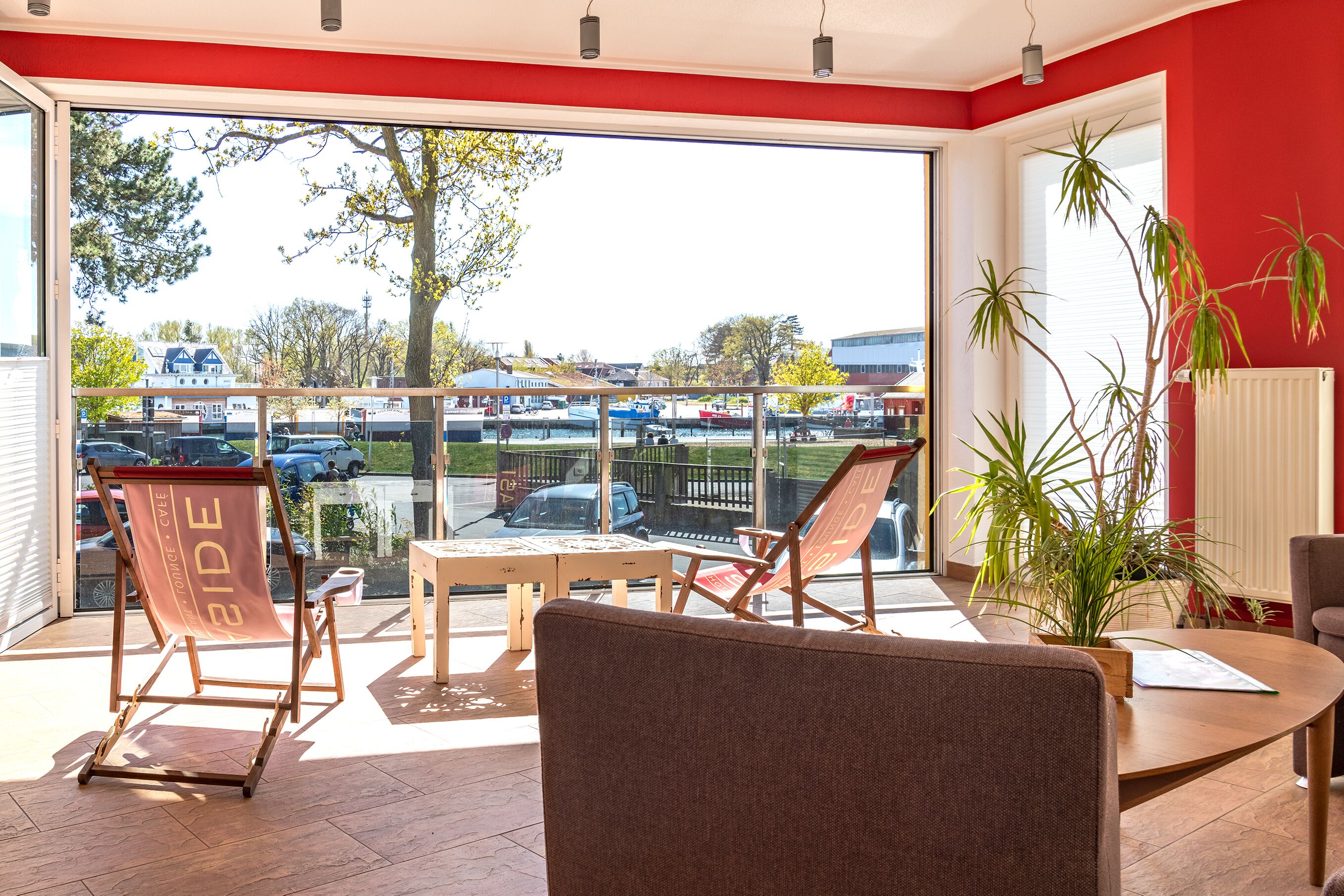 Habitación doble, vista al puerto (Nr. 10 (French balcony)) | Caja de seguridad en la habitación y wifi gratis 