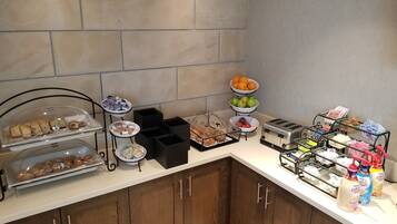 Gratis frukostbuffé varje dag