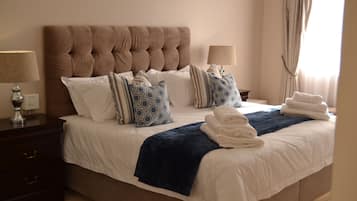 2 bedrooms, premium bedding, in-room safe, individually decorated