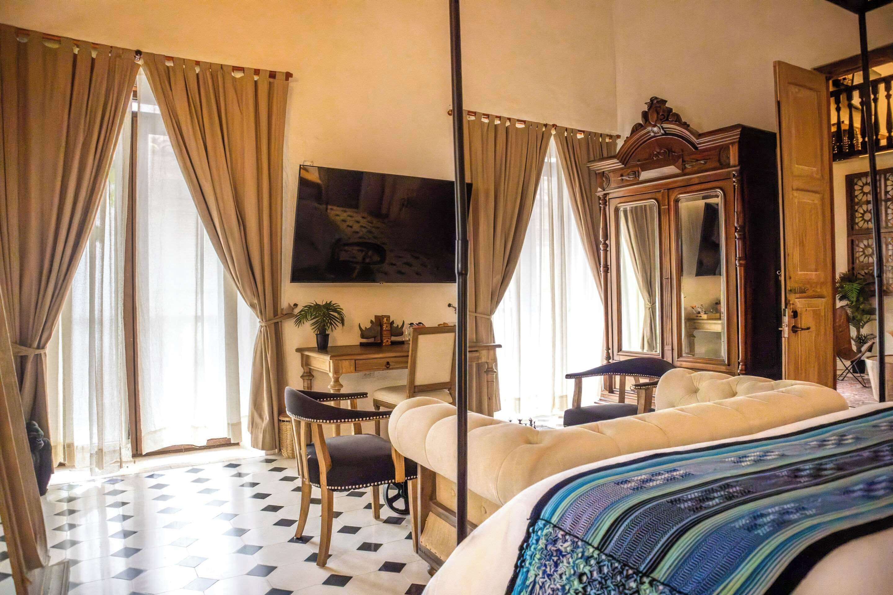 スイート 2 ベッドルーム 禁煙 バルコニー | 高級寝具、ミニバー、セーフティボックス (室内)、遮光カーテン