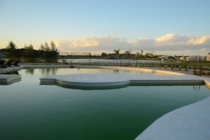 Indoor pool, outdoor pool