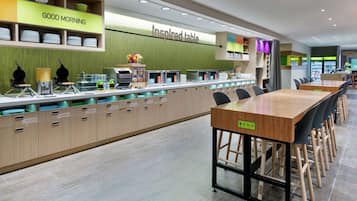 Free daily on-the-go breakfast