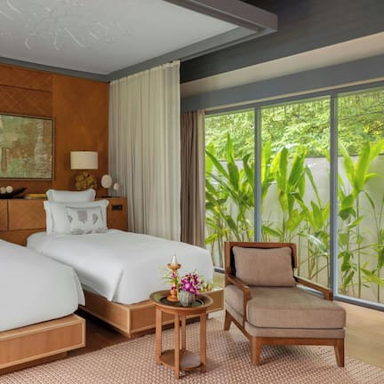 Villa, 2 Bedrooms, Private Pool | Egyptian cotton sheets, premium bedding, down comforters, minibar