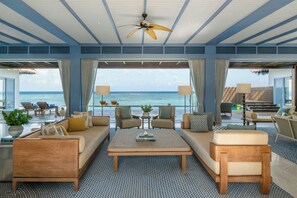 55-inch LED TV with satellite channels, TV, iPad - The Halcyon Private Isles Maldives, Autograph Collection (Meradhoo)
