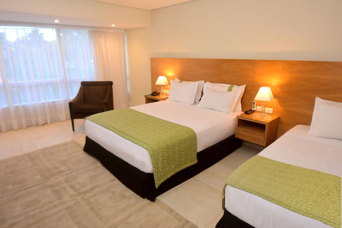 Superior Triple Room, Non Smoking (1 double and 1 twin bed ) | Minibar, in-room safe, desk, blackout drapes