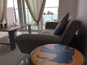 2-Bedroom Apartment  | Living area | Flat-screen TV - Mount Lavinia Ocean Residence (Mount Lavinia)