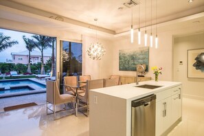 Signature Condo, Ensuite, Pool View | Living area | Flat-screen TV, DVD player - Bahari (Providenciales)