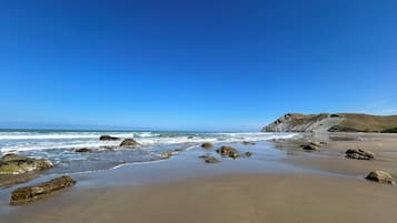 On the beach
