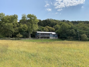 Exterior - Charming 1800s Farmhouse on 47 Acres — Riverfront w/Views, Hot Tub, Pet-Friendly (Rileyville)