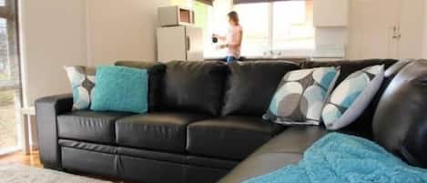 TV, lettore DVD, libri, videoteca
