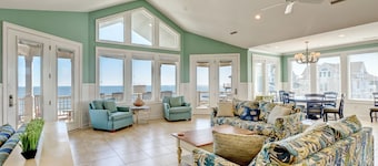 16 BR / 18 bad, sovepladser 60 OCEANFRONT med pool / elevator! 2068 New River Inlet Rd