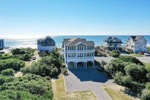 Exterior - Very Large Oceanfront/Pool/Elevator/Tiki Bar/-Southern Grace on Topsail Island (North Topsail Beach)