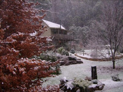 Shadybrook Alpine Apartment with magnifican gardens and river frontage.