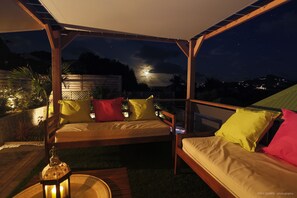 Terrace/patio - Located on the famous island of St. Barts, Villa Eugenie is a charming house.  (Saint Barthélemy)
