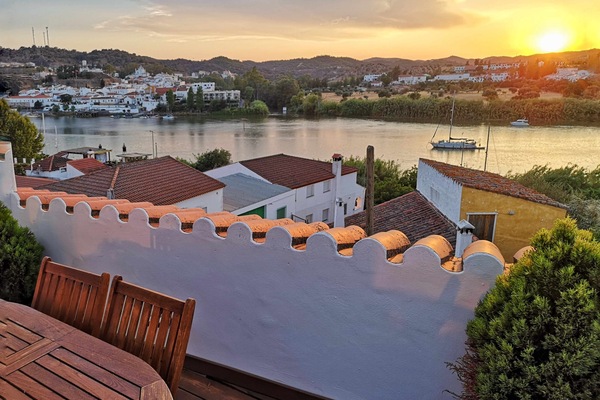 Spring,Natural landscape,Bird's eye view,Solarium,Balcony/Terrace,River view,Sunset