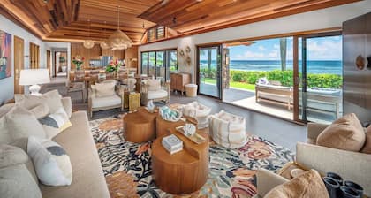 Hale Luana: Ranta rannalla - yksityinen uima-allas ja merinäköala AC: llä!