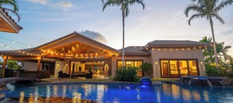 Blue Lagoon - 7 bdr estate with large heated lagoon pool/spa - Mauna Lani resort