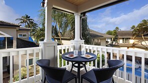 Outdoor dining - Villa Kailani Townhome A By Parrish Kauai: spacious, luxury condo w/ central AC, (Koloa)