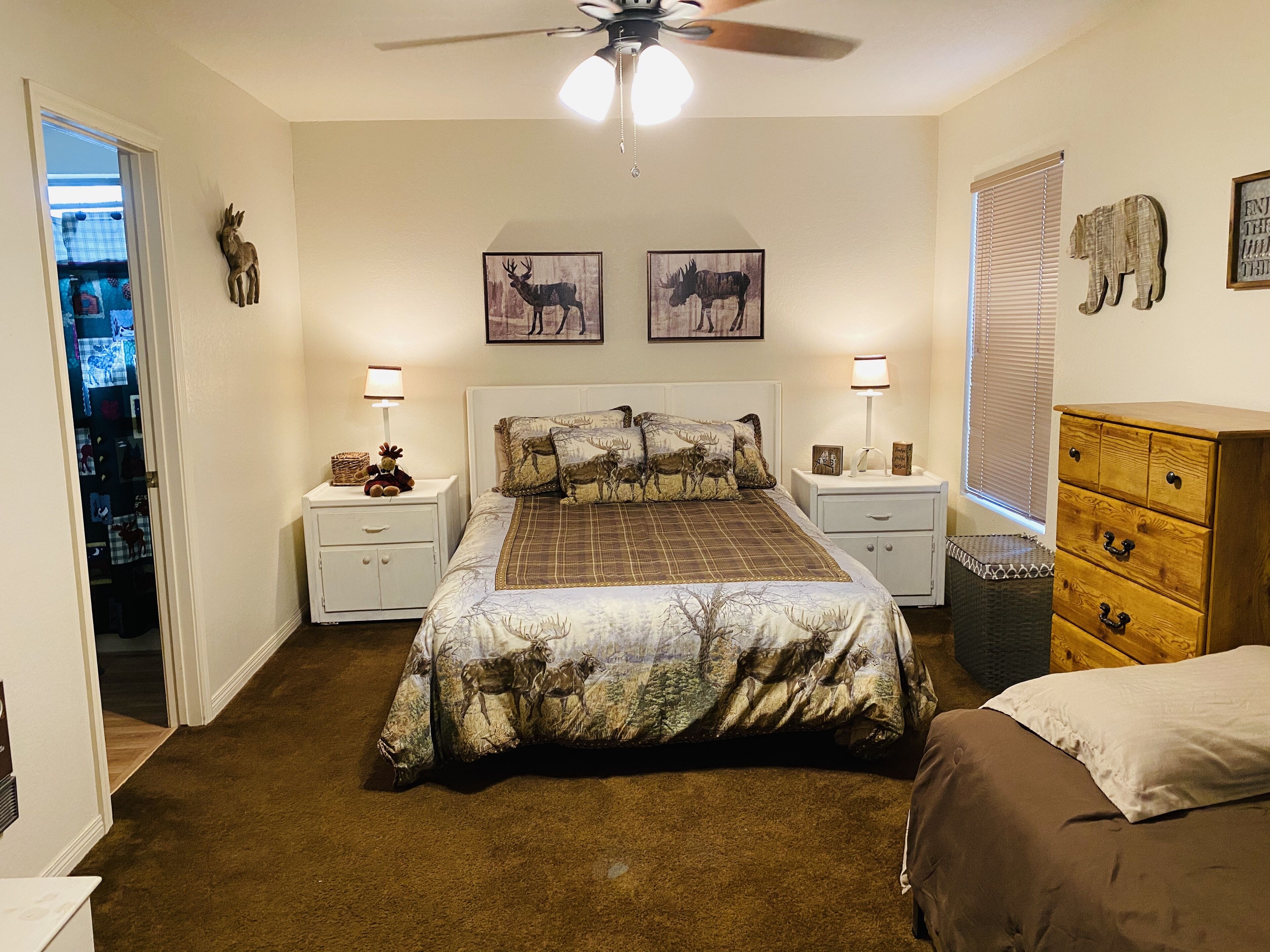2 bedrooms, iron/ironing board, free WiFi, bed sheets