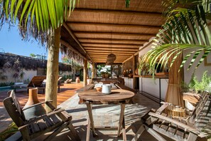 Terrace/patio - Casa e Pousada Alecrim (Porto Seguro)