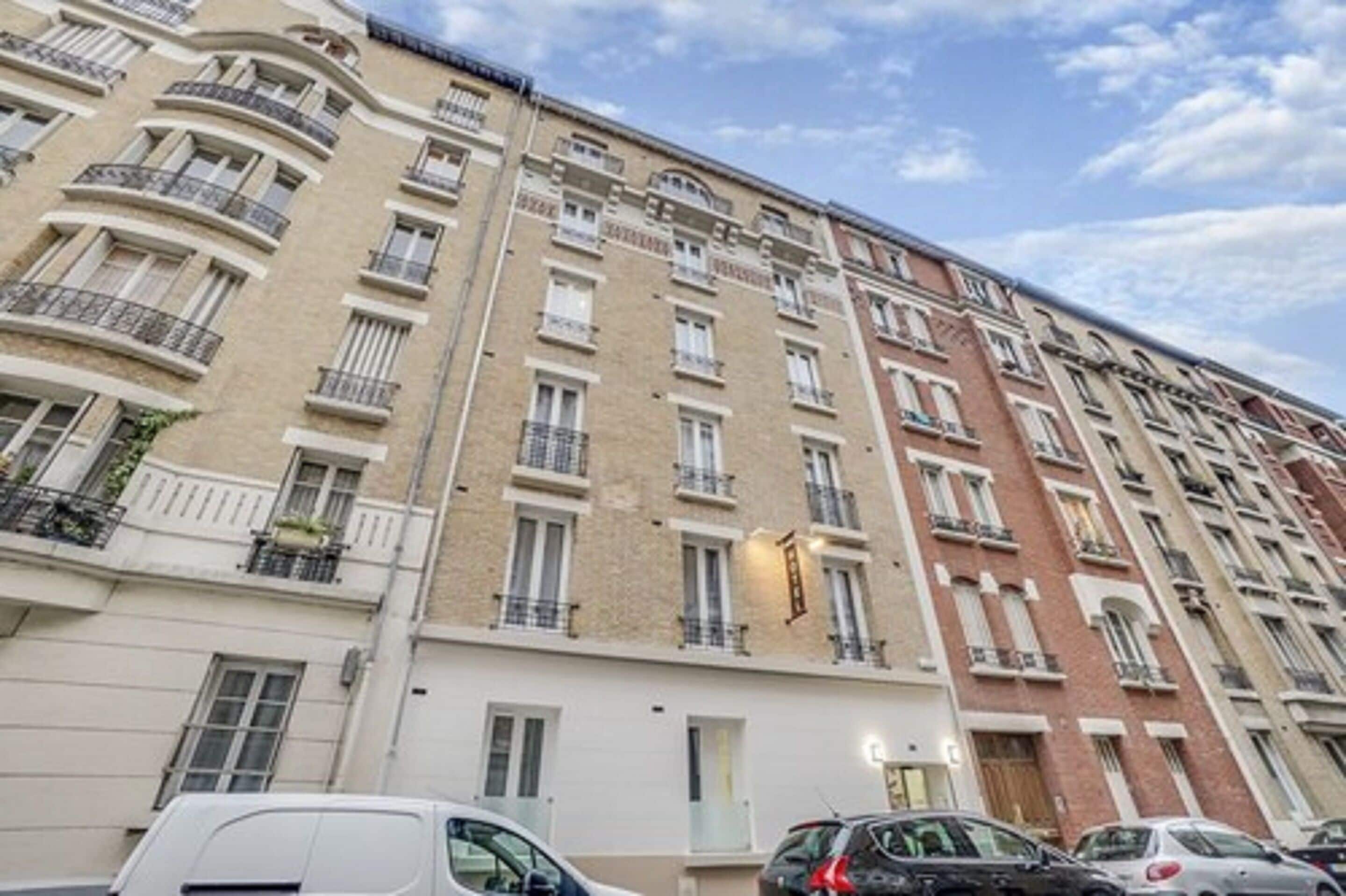 Overnatningsstedets facade