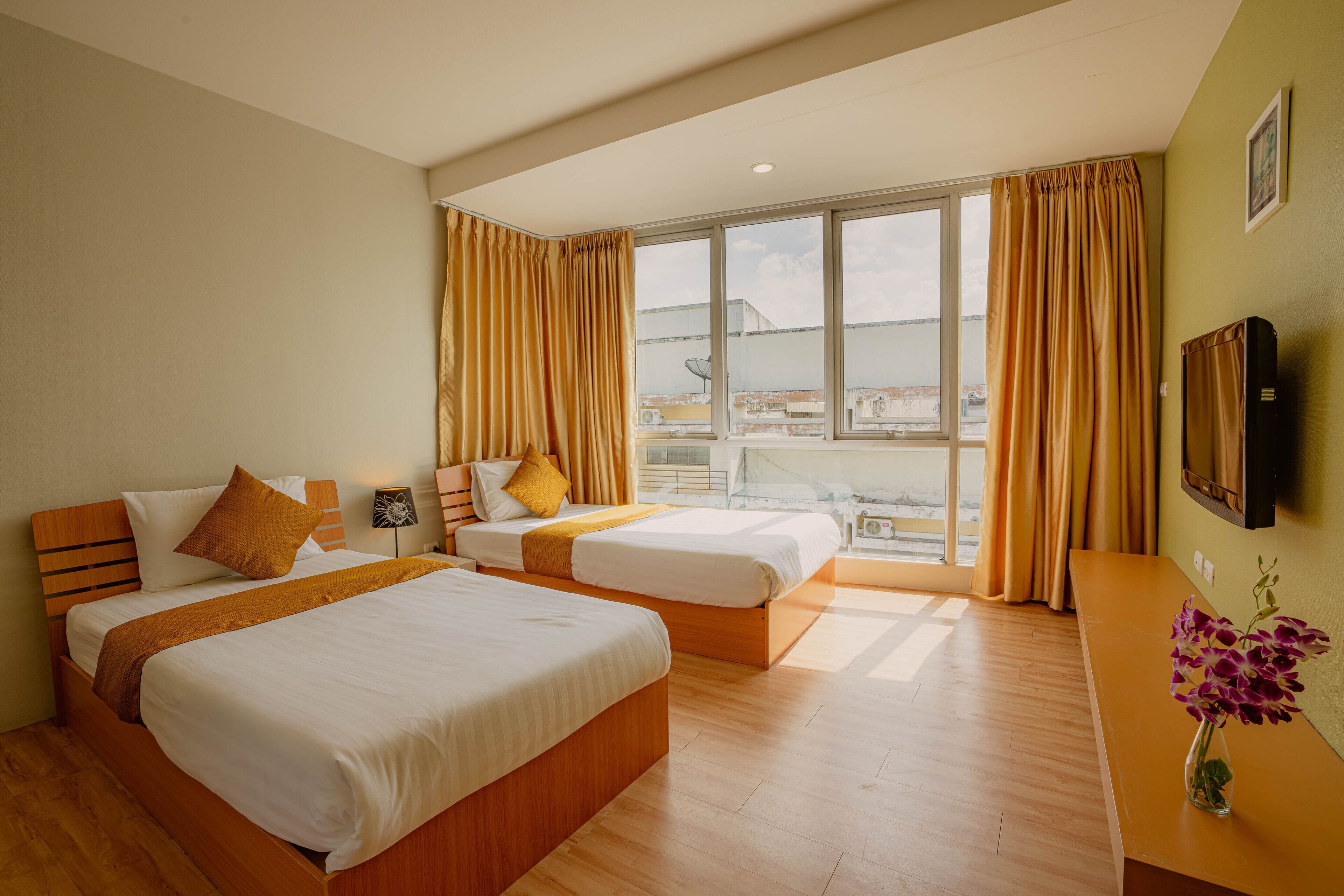 패밀리룸 | 1 개의 침실, 객실 내 금고, 책상, 암막 커튼