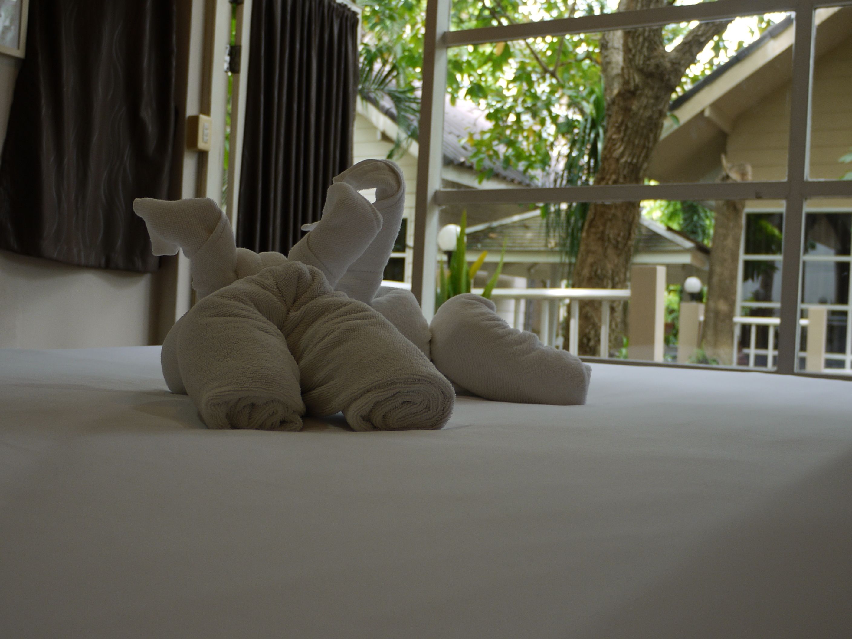 cottage with garden view | laptop workspace, blackout curtains, bed sheets