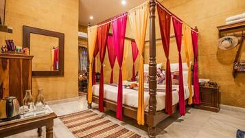Deluxe Double Room | Premium bedding, desk, laptop workspace, blackout curtains