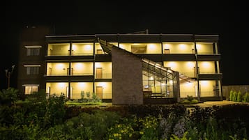 Front of property – evening/night