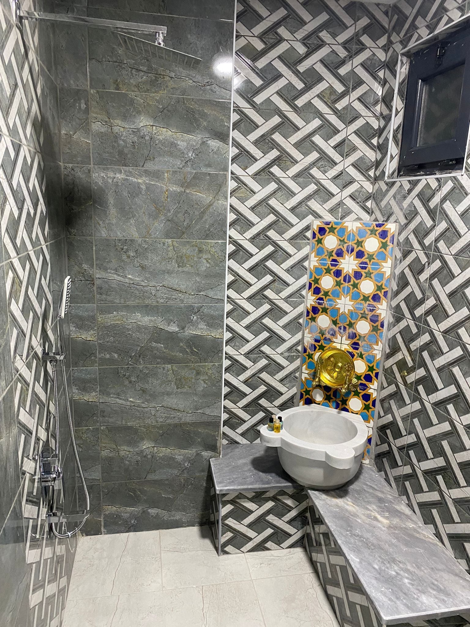 room | bathroom | shower, free toiletries, hair dryer, slippers