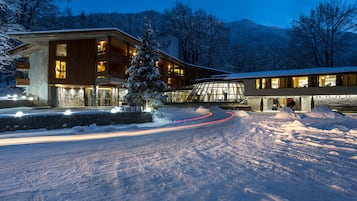 Front of property – evening/night
