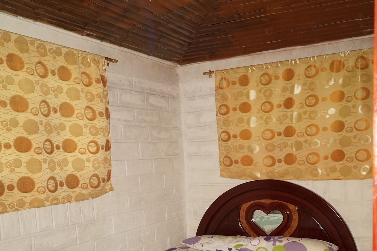 Blackout curtains, free WiFi, bed sheets, wheelchair access