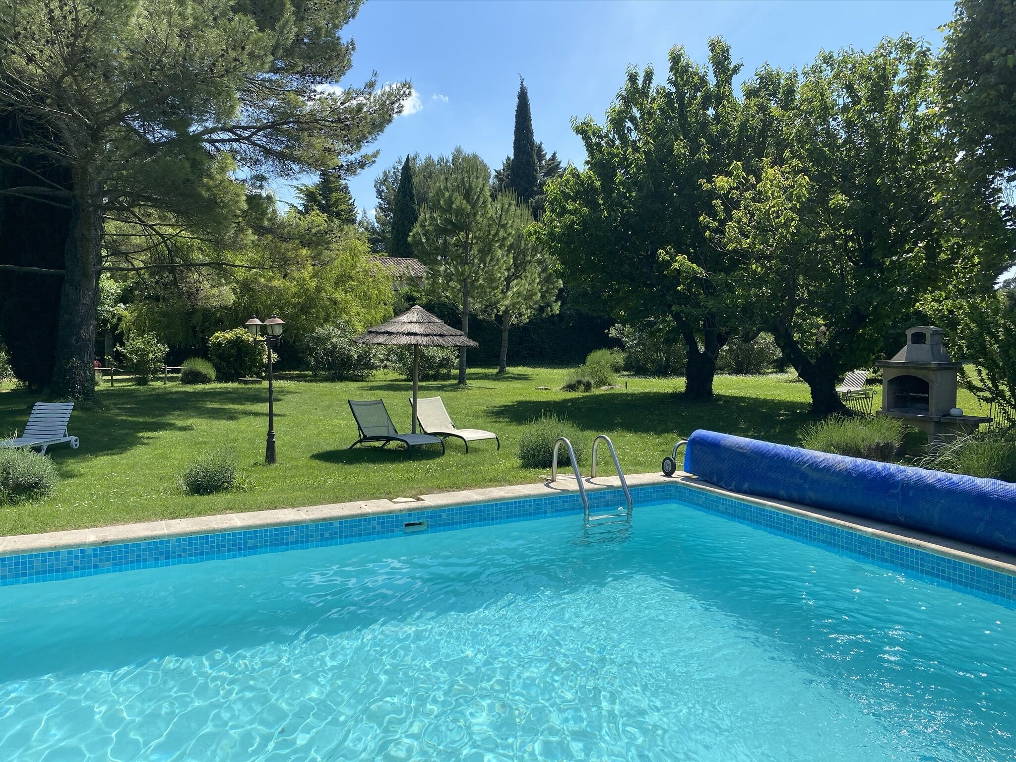 Piscine extérieure, piscine chauffée