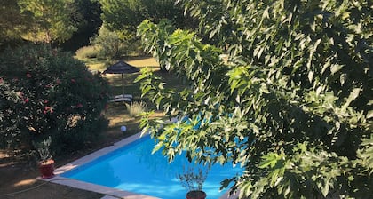 Coquette location 2 à 4 pers ,piscine privée pour nos locataires sur 5000m2