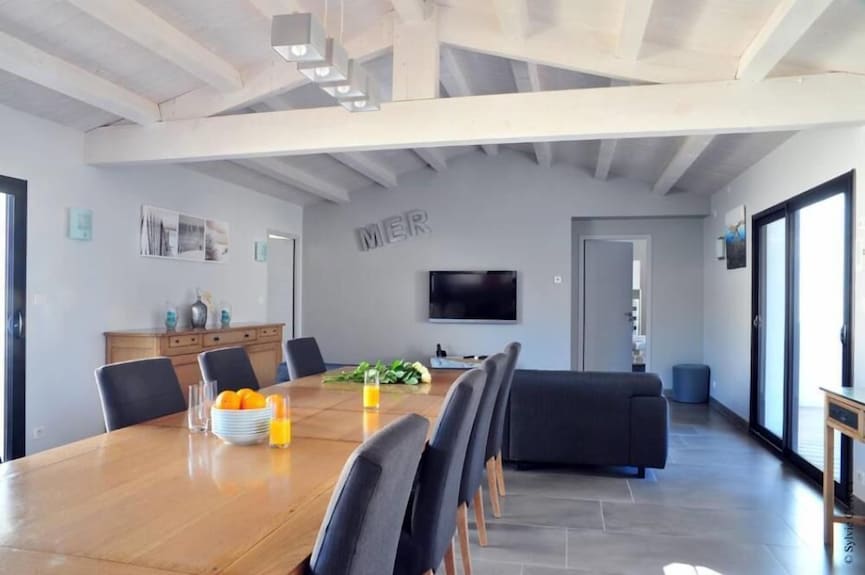 5min Walk From The North Beach, Modern Villa With Private Heated Pool - Île de Ré