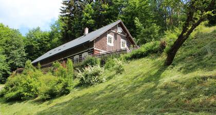 Lonely holiday house in protected area