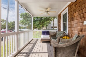 Terrace/patio - Beach Block Living in Charming South Rehoboth. (Rehoboth Beach)