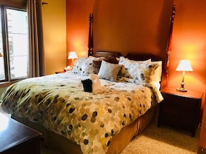 1 غرفة نوم ومكواة/لوح كي وواي فاي وملاءات أسرّة