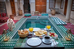 Kontinental frokost er inkludert hver dag