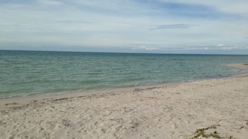 On the beach