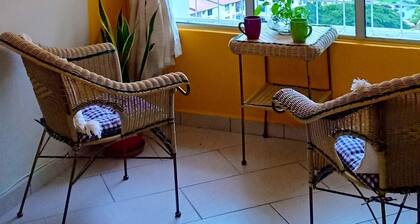 Cosy, spacious, Borneo ethnic home with amazing views