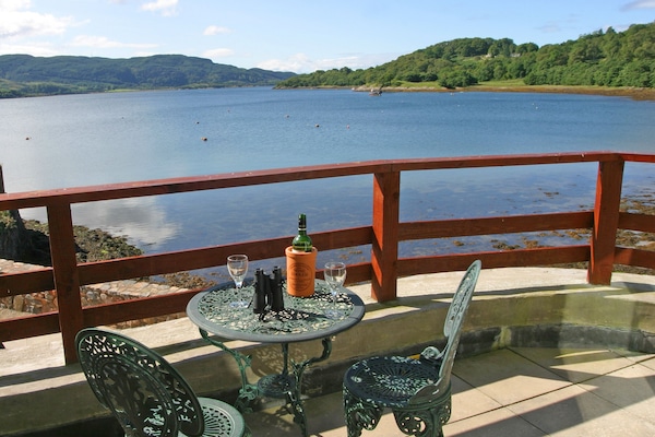 How close are you to the Ocean ? You are on top of it.  The best view in Argyll